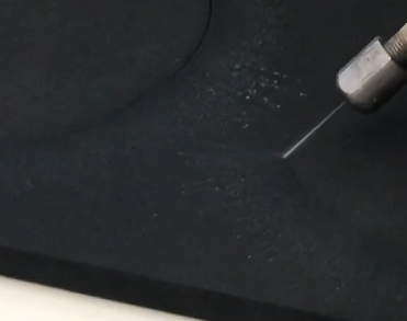 Rubber cutting waterjet